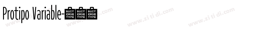 Protipo Variable字体转换